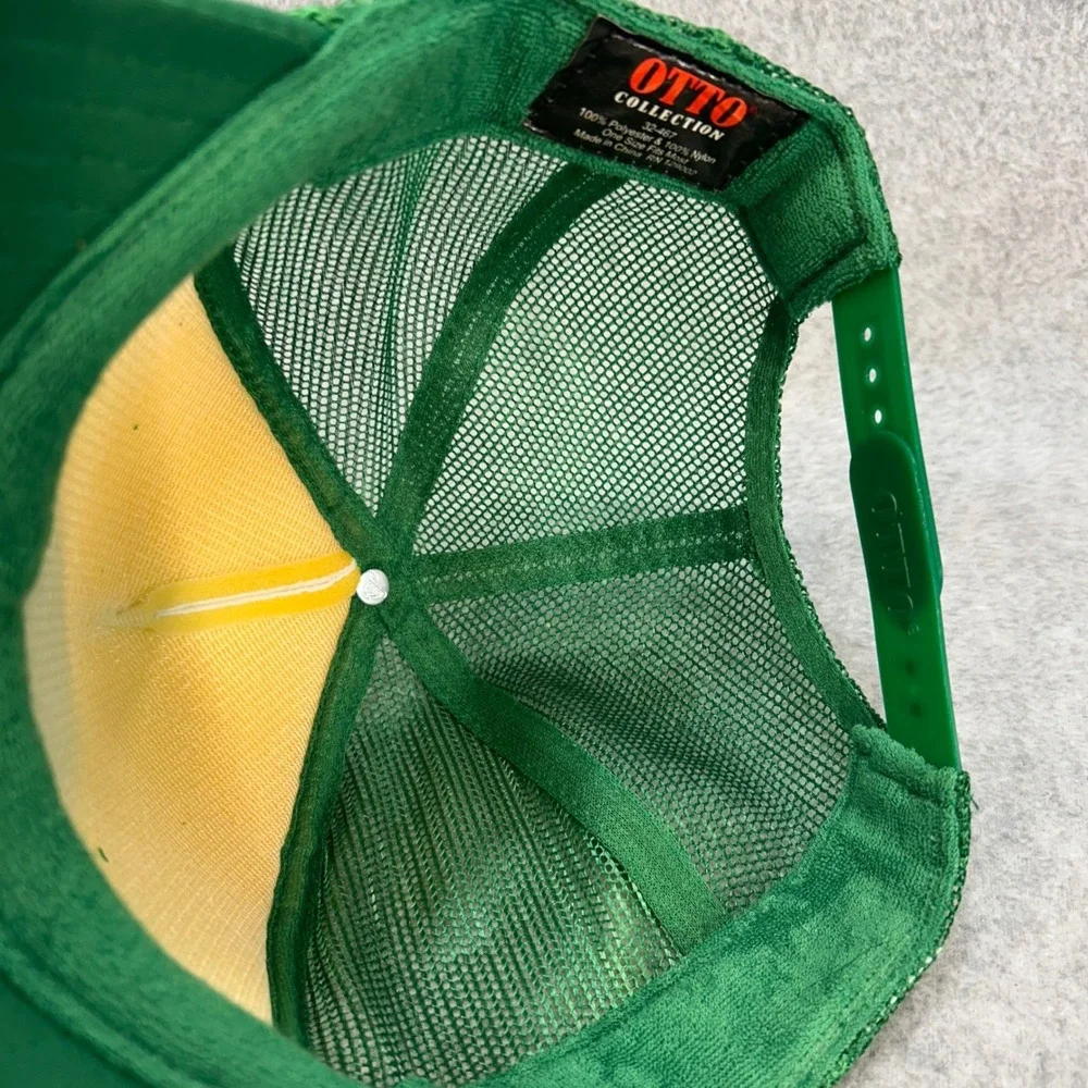 Sea Turtle Patch Mens Green OTTO Trucker Hat Mesh Snapback OSFM